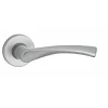 New Thirard Paire de béquilles Canopee pour porte, carré 7mm, argent -