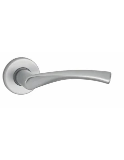 New Thirard Paire de béquilles Canopee pour porte, carré 7mm, argent -