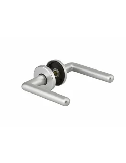 Discount Thirard Paire de béquilles Crecy pour porte, carré 7mm, argent -