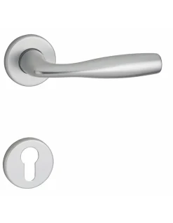 Hot Thirard Paire de béquilles Lada pour porte, carré 7mm, argent -