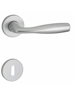 Hot Thirard Paire de béquilles Lada pour porte, carré 7mm, argent -