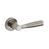 New Thirard Paire de béquilles pour porte, carré 7 mm, nickelé satiné -