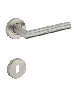Hot Thirard Paire de béquilles pour porte, inox, carré 7mm -