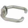 Thirard Paire de béquilles pour porte, carré 7mm, aspect inox -* Poignée Sur Rosace