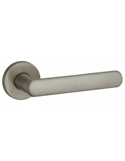 Hot Thirard Paire de béquilles Solis pour porte, carré 7mm, nickel satiné -