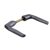Thirard Paire de béquilles Targa pour porte, carré 7mm, 1 portée, gris -* Poignée Sur Rosace