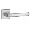 Thirard Paire de béquilles Veles pour porte, carré 7mm, argent -