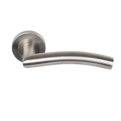 Best Klose Besser Paire de Poignées sur Rosaces "Elsa vague" Inox 304 - Sans rosaces de fonction