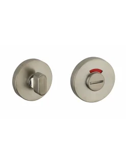 Thirard Paire de rosaces, condamnation, inox -* Rosace De Porte