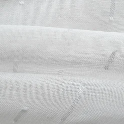Sale Dylrev Paire de voilages en étamine unie 60x90 cm - Blanc, Prêts à Poser.