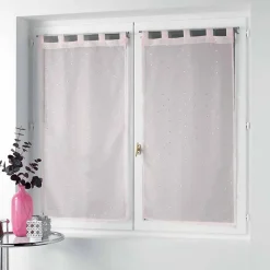 Best Paris Prix Paire de Voilages "Orion" 60x160cm Rose