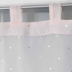 Best Paris Prix Paire de Voilages "Orion" 60x160cm Rose