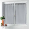 New Paris Prix Paire de Voilages "Zazy" 60x160cm Gris