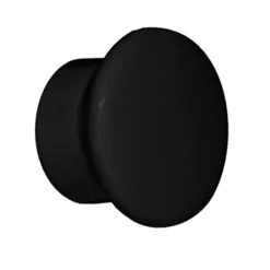 Outlet Riel Chyc Paire d'embouts de tringle en forme de bouchon (Diam. 20 mm - Noir)