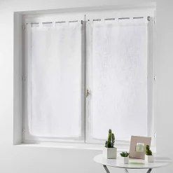 Sale Douceur D'Intérieur Paire Voilages 2 x Haltona - - Voilage 2 x 60 x 160