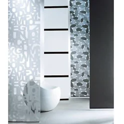 Sale Madeco Panneau japonais tamisant uni gris l.45 x H.260 cm