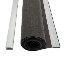 Sale Madeco Panneau japonais tamisant uni gris l.45 x H.260 cm