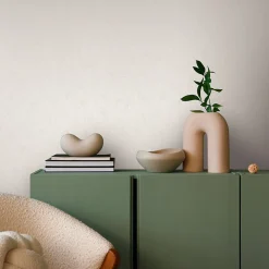 Best GoodHome Papier peint à peindre vinyle intissé texturé feuillage blanc L. 2500 x l. 106 cm Beeston