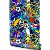 Outlet Muralo Papier Peint BALLE Graffitis Colorés Pour Chambre D'Enfant