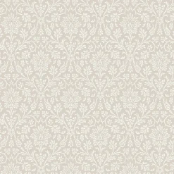 New Laura Ashley Papier peint intissé Annecy imprimé damassé gris L.1000 x l.52cm