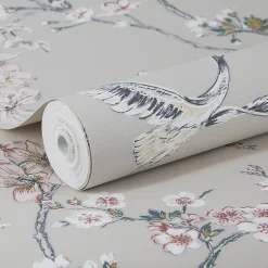 Best Superfresco Easy Papier peint intissé clair oiseaux grues Alexa