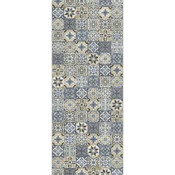 Plage Papier peint intissé décoratif unique, style carreaux de ciment chic, 96 cm X 250 cm, look typique et élégant* Papier Peint Art Déco