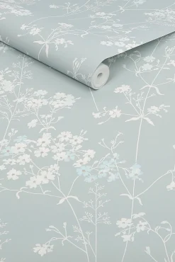 Best Next Papier peint intissé feuillage romantique