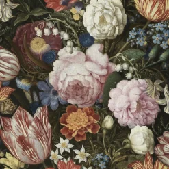 WOW Papier peint intissé fleurs baroques* Papier Peint Baroque
