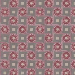 Lutece Papier peint intissé Heritage imprimé géométriques lilas, beige, gris l.1005 x l.53cm Lutèce* Papier Peint Fleuri