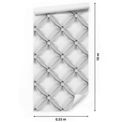 Best Muralo Papier Peint Intissé Pour La Chambre MATELASSE Matiere Grise 3D Effet