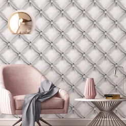 Best Muralo Papier Peint Intissé Pour La Chambre MATELASSE Matiere Grise 3D Effet