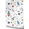 Best Muralo Papier Peint Intissé Pour Chambre D'Enfant ESPACE Fusées Galaxie