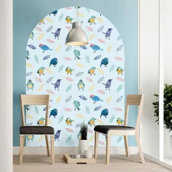 Ambiance Sticker Papier peint intissé pré-encollé fresques géantes - ARCHE DES OISEAUX - 87x60cm* Papier Peint Art Déco