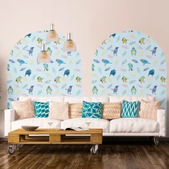 Ambiance Sticker Papier peint intissé pré-encollé fresques géantes - ARCHE DES OISEAUX - 87x60cm* Papier Peint Art Déco