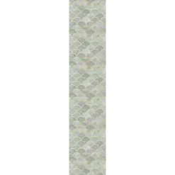 Ambiance Sticker Papier peint intissé pré-encollé - ORNEMENTS CHIC VERT - 1 rouleau de 300x60cm* Papier Peint Art Déco|Papier Peint Pour Salon