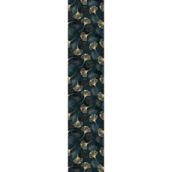 Outlet Ambiance Sticker Papier peint intissé pré-encollé - FEUILLE DE GINKGO BLEU - 1 rouleau de 300x60cm