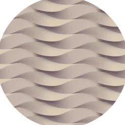 Ambiance Sticker Papier peint intissé pré-encollé fresques géantes - FRESQUE DESIGN VAGUES D'ILLUSION - 120x120cm* Papier Peint Art Déco