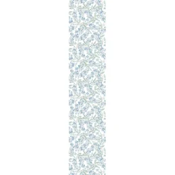 Ambiance Sticker Papier peint intissé pré-encollé - FLEURS DE JASMIN BLEU - 1 rouleau de 300x60cm