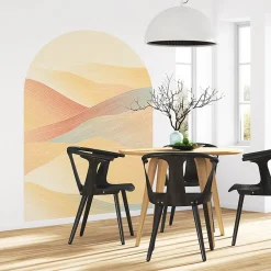 Ambiance Sticker Papier peint intissé pré-encollé fresques géantes - ARCHE COUCHER DE SOLEIL DÉSERTIQUE - 170x120cm* Papier Peint Art Déco