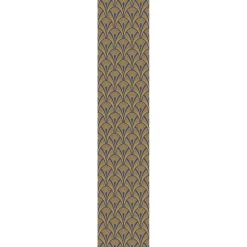 Ambiance Sticker Papier peint intissé pré-encollé - SCANDINAVE ART DÉCO BLEU FONCÉ - 1 rouleau de 300x60cm* Papier Peint Art Déco