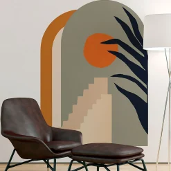 Online Ambiance Sticker Papier peint intissé pré-encollé fresques géantes - ARCHE DÉSERTIQUE - 127x90cm
