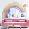 Ambiance Sticker Papier peint intissé pré-encollé fresques géantes - FRESQUE ARC-EN-CIEL - 170x120cm*Enfant Papier Peint Enfant