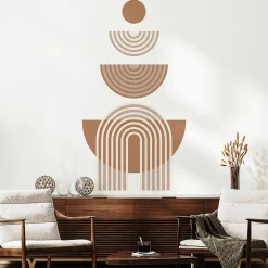 Outlet Ambiance Sticker Papier peint intissé pré-encollé fresques géantes - FRESQUE DESIGN BOHO CHIC - 140x120cm