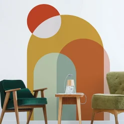 Sale Ambiance Sticker Papier peint intissé pré-encollé fresques géantes - ARCHES DU CRÉPUSCULE - 250x120cm