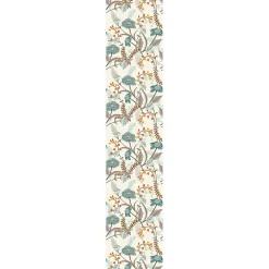 New Ambiance Sticker Papier peint intissé pré-encollé - VINTAGE FLEURS BLEUES - 1 rouleau de 300x60cm