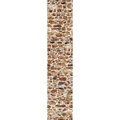 Online Ambiance Sticker Papier peint intissé pré-encollé - MUR EN PIERRE D'ARDENNE - 1 rouleau de 300x60cm