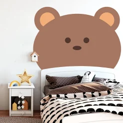 Outlet Ambiance Sticker Papier peint intissé pré-encollé fresques géantes - OURSON - 57x60cm