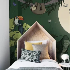 Acte Déco Papier peint panoramique enfant Jungle s, 255 x 250cm*Enfant Papier Peint Enfant