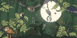 Acte Déco Papier peint panoramique enfant Jungle s, 255 x 250cm*Enfant Papier Peint Enfant