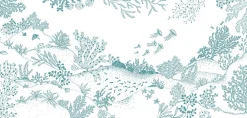 Acte Déco Papier peint panoramique enfant Jardin sous-marin, Vert 150 x 250cm*Enfant Papier Peint Enfant
